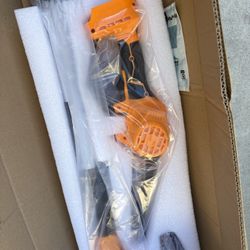 2-in-1 cordless pole saw, 8-inch brushless pole chain saw, mini handheld chain saw with 20v battery, extendable up to 17 feet, multifunctional pole sa