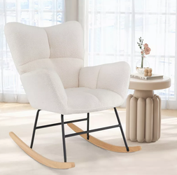 New In Box - Nursery Rocking Chair w/ Backrest and Armrest