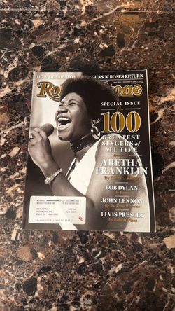 Rolling Stone Magazine 100 Greatest Singers Special Issue