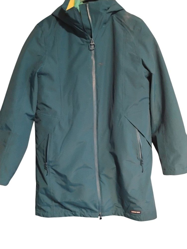 LANDS END WOMENS PARKA COAT MEDIUM