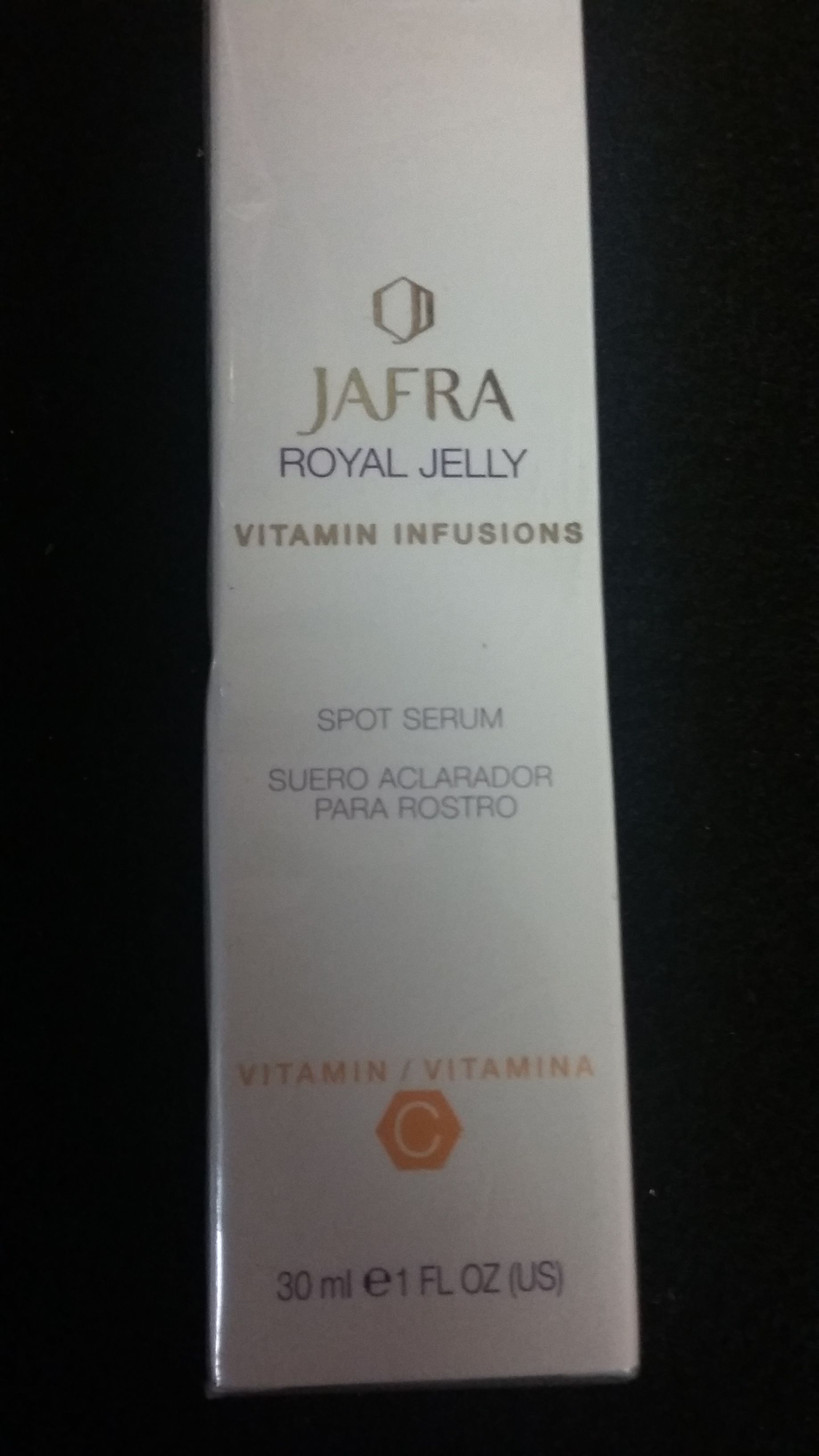 Jafra royal jelly spot serum. Jafra jalea real suero aclarador de rostro