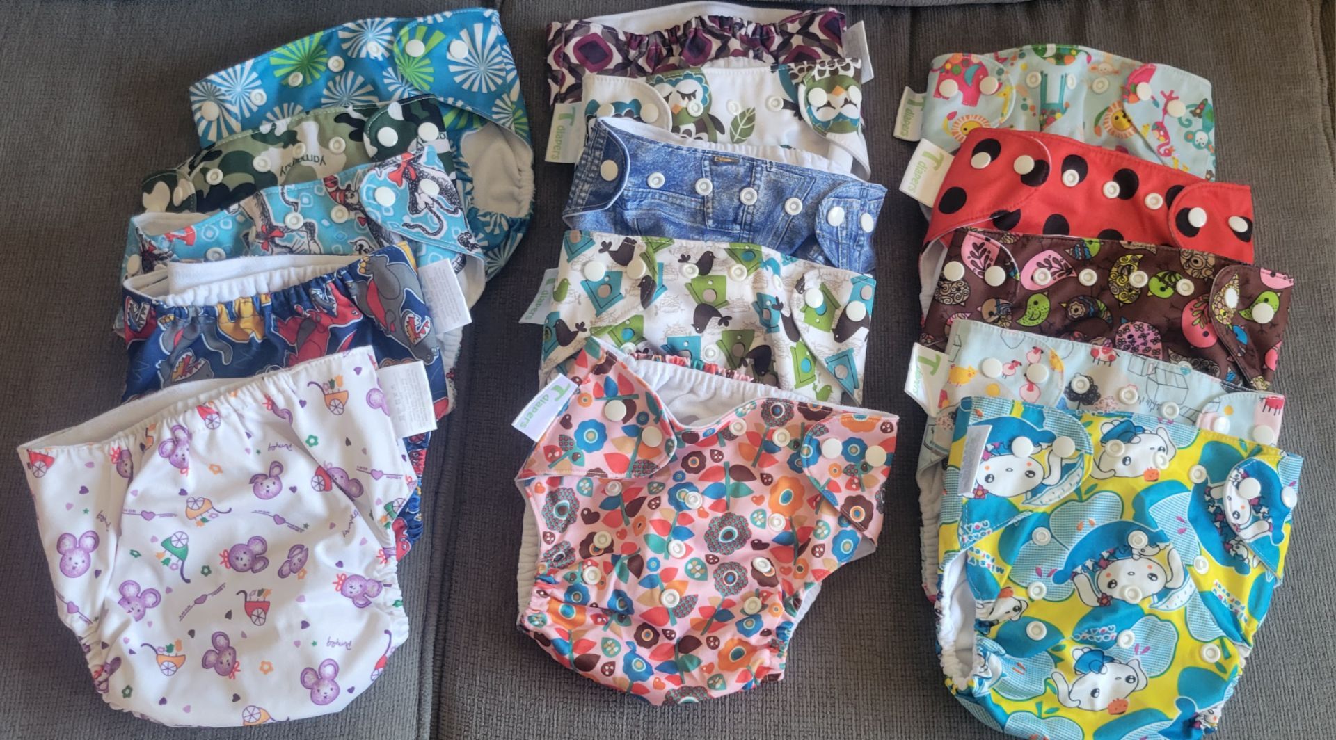 Reusable diapers