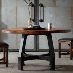 Ink And Ivy Round Lancaster Dining Table 