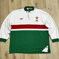 Wales Official Reebok long sleeved Rugby Union away shirt from the 1999/2001 season