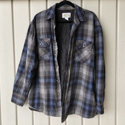 Vintage Quilted Alaska Wilderness Gear Flannel Jacket XL