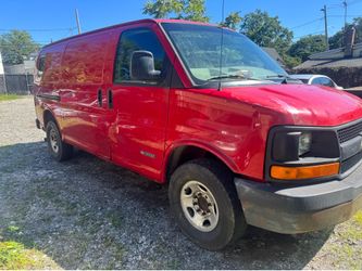 2005 Chevy Express 3500 cargo with passenger seats available