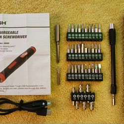 Electric 4-Volt / 4mm Precision Screwdriver 🪛 Set In Like New Condition And Is Working Perfectly 
