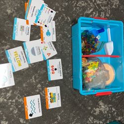 Sensory Bin Activity Set And Kinetic Sand Kit ( For All $10)