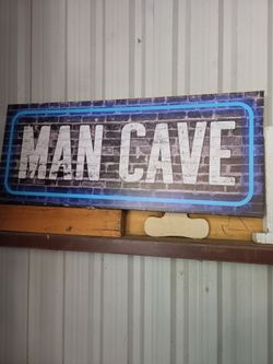 Man Cave Decorative Wall Sign