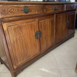 Old Fashion Real Wood Cabinet 