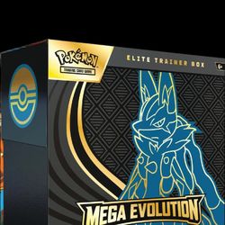 Lucario Mega Evolution Elite Trainer Box *Pokemon Trading Cards