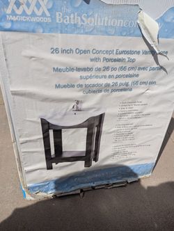 Modern Vanity With Sink (Read Below)