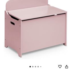 Dusty Rose Colored Toy Box