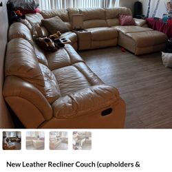 Leather Sofa 