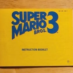 Super Mario Bros 3 Instruction Booklet-Nintendo