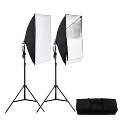 2x Photography Softbox Studio Product Light Tent Kit  Video Equipment