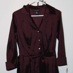 Cachet Wine Color Dress 
