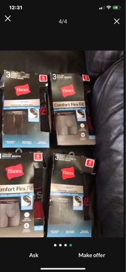 Hanes Boxer Briefs Tag less 3 Packs Sell For $25 4 X $40