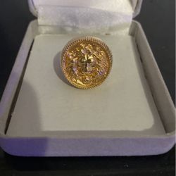 18k Lion Ring More Than 15 Grams Solid Gold