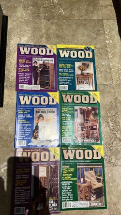 Woodworking magazines  lot of 6