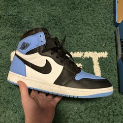 Jordan 1 Retro High OG “UNC Toe” Size 12 Mens