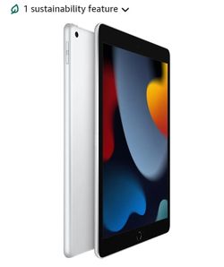 Apple iPad (9th Generation)with A13 Bionic chip, 10.2-inch Retina Display, 256GB