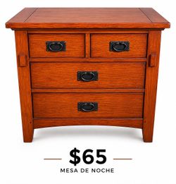 Solid Wood Bedroom Furniture Set – Dresser, Nightstand, Coat Rack & Lamp