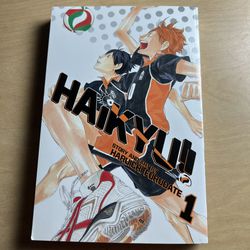 haikyuu! English manga book, series anime. Haikyu!!, Vol. 1 (1) Paperback