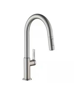 Kraus Oletto Stainless Steel Kitchen Faucet