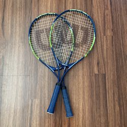 2 Wilson Tennis rackets 