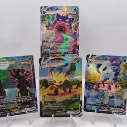 Pokemon English VMAX Genger, Leafeon, Vaporeon, Sylveon, Espeon And Flareon Cards Mint 🔥