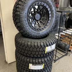 17” Lock Off-road Wheels And Forceland RT Tires (6x5.5)