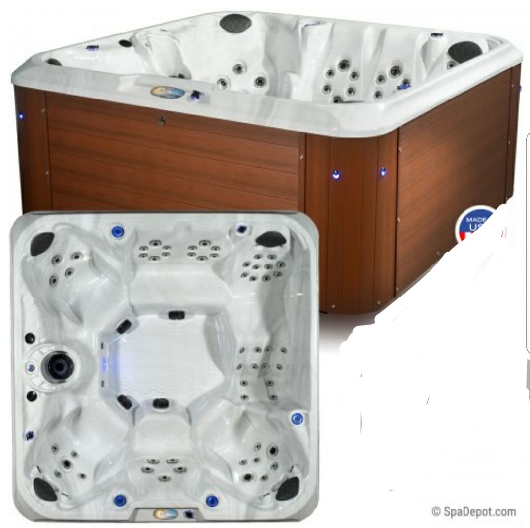 $3000 *HOT TUB SPA* Belize UltraRay UVC-900L: 7-Person 67-Jet Lounger Spa