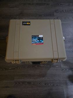 Pelican 1610 Protector Case – Open Box Never Used - Desert Tan – Full Foam - Wheeled - $260 OBO