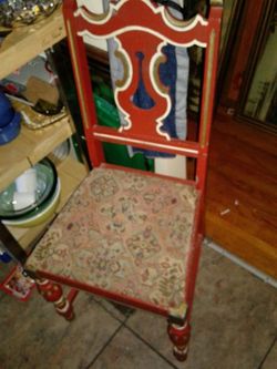 Really cool artsy hipster chair one single chair