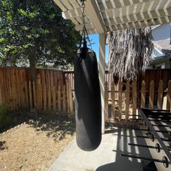 Everlast Boxing Punching Bag + Gloves Set