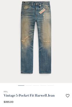 RRL Vintage 5 Pocket Denim
