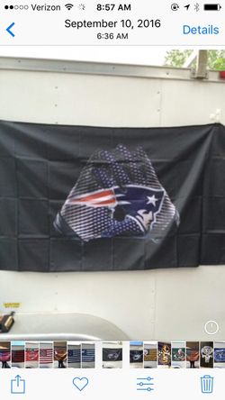 New England patriots 3x5 ft banner 15.00. Each