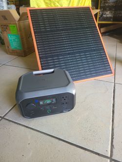 Ampace 300w Portable Power Station With 60w solar panel