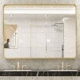 $25 Huge Bathroom Mirror 40 X 32”