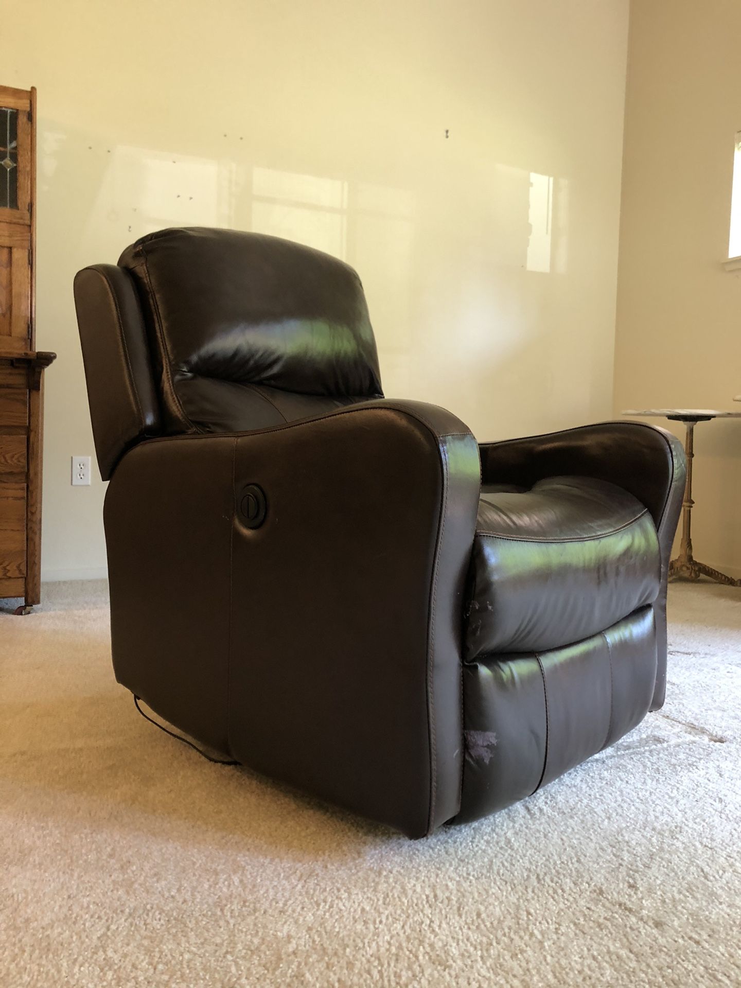 Leather, Electric Recliner