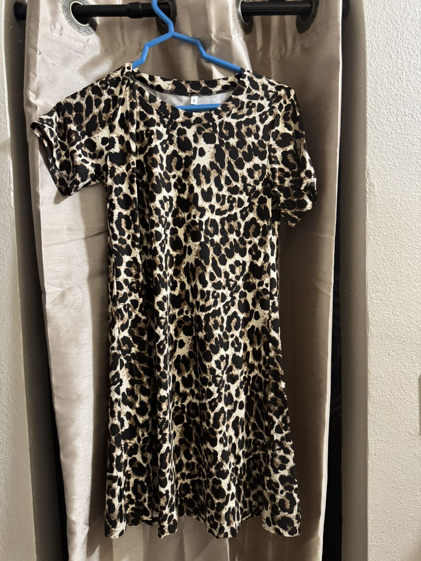 New Dress, Leopard Print, Small
