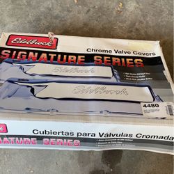 NEW BBC Valve Covers Edelbrock