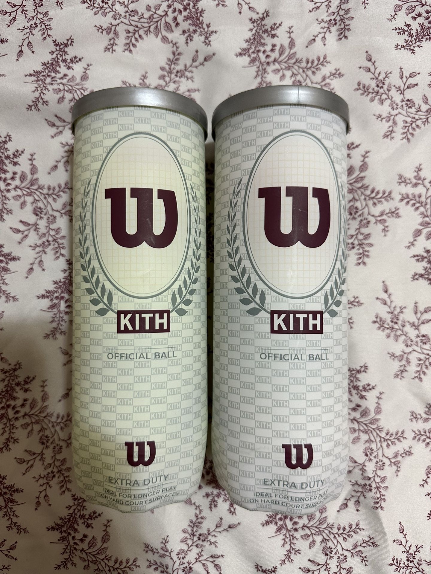Kith x Wilson Tennis Ball Set (white and Yellow)