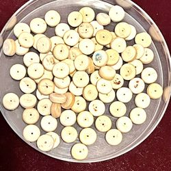 Lot Of Bone Or Wood Beads 