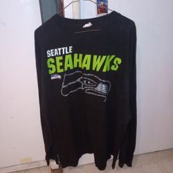 Worn Once In Like New Condition Men's 2XL Seahawks Pull Over Top 