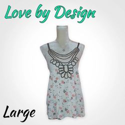 Love BY Design Large Floral Spaghetti Strap