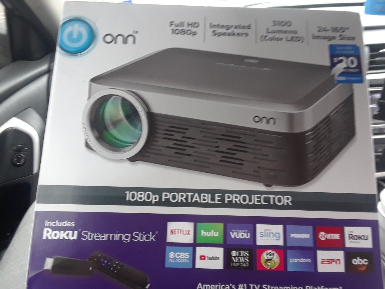 Portable Projector HD *Roku Streaming Stick