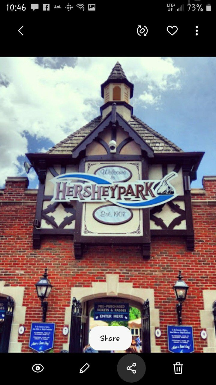Hershey park ticket