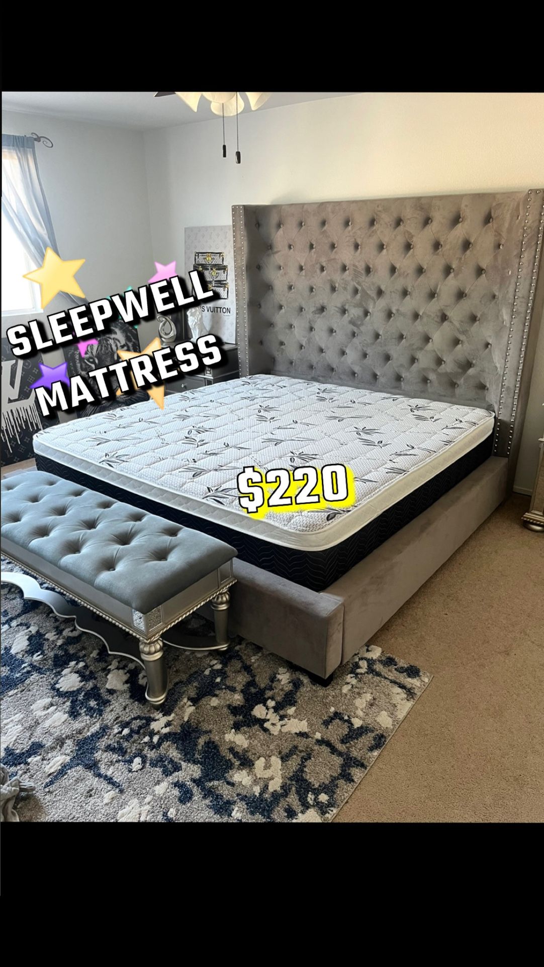 King Size Pillow Top Mattress Only for Sale in Anaheim, CA OfferUp